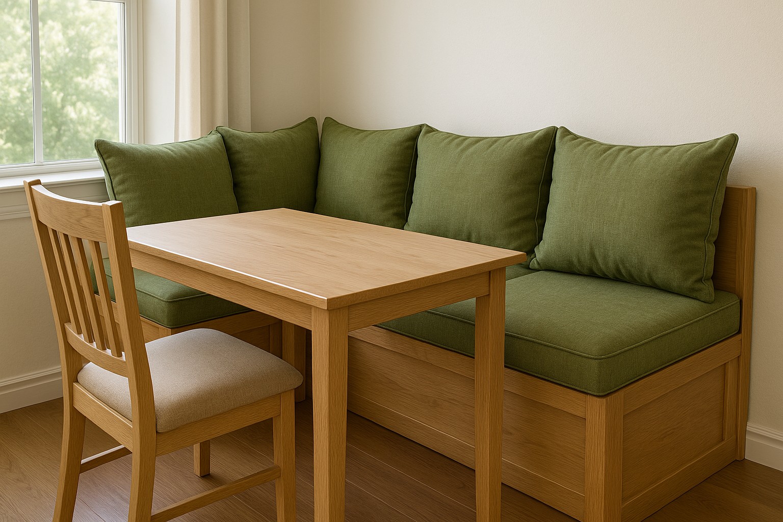 Пошив подушек для кухонного уголка на заказ